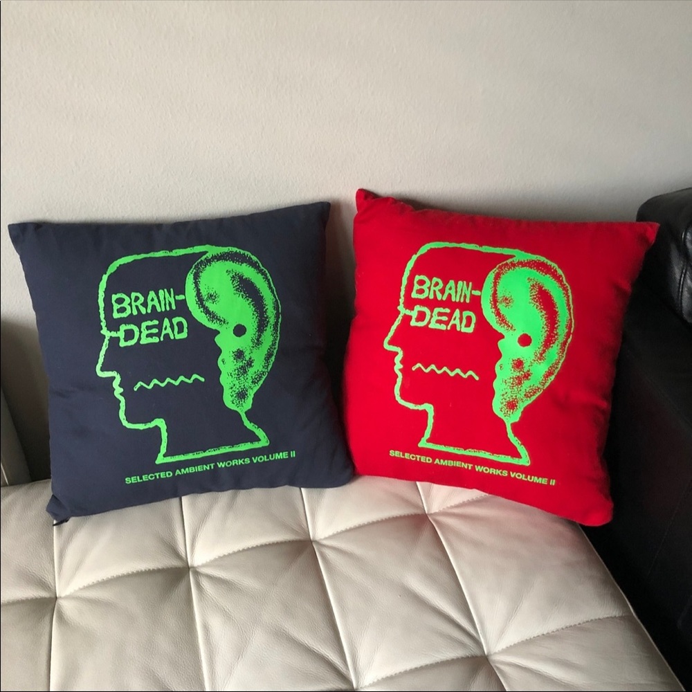 2x Brain Dead Selected Ambient Works Volume Ⅱ Throw Pillows (Set of Two)